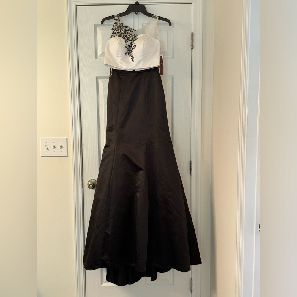 Two piece prom dress